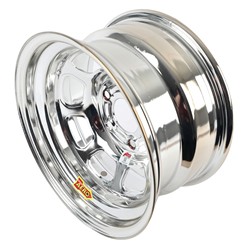 Aero 52 Series AEROBrite Black Chrome Roll-Formed IMCA-Approved Race Wheels 15x8