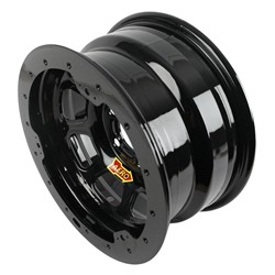Aero 53 Series Black Powdercoat Roll-Formed Beadlock Race Wheels 15x8