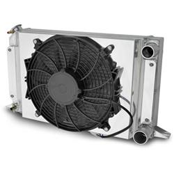 AFCO Racing Electric Fan and Aluminum Shroud Kits