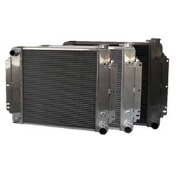 AFCO Racing Bolt-In Direct-Fit Aluminum Radiators for 1962-1967 CHEVY II - 80287-S-DB-N
