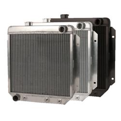 AFCO Racing Bolt-In Direct-Fit Aluminum Radiators for 1963-1965 COMET, FALCON, 1965-1966 MUSTANG - 81276-S-SP-N