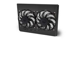 12 Inch 2,310 CFM AFCO Racing Electric Fan and Aluminum Shroud Kit 83295-F-DB-Y
