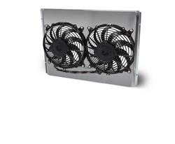 12 Inch 2,310 CFM AFCO Racing Electric Fan and Aluminum Shroud Kit 84252-F-DS-Y