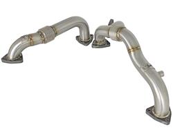 aFe Twisted Steel Turbo Up Pipes for 2008-2010 F-250 SUPER DUTY, F-350 SUPER DUTY - 48-33016