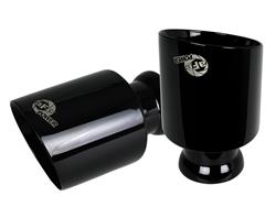 aFe Mach Force XP  Round, Black 2.75 Inch Exhaust Tip 49C32068-B