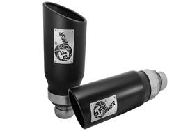 aFe Mach Force XP  Round, Black 4 Inch Exhaust Tip 49C42046-B