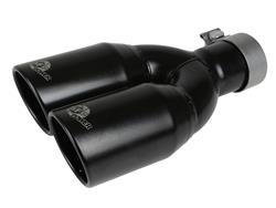 aFe Mach Force XP  Round, Black 2.50 Inch Exhaust Tip 49T25374-B12