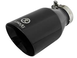 aFe Takeda  Round, Black 2.50 Inch Exhaust Tip 49T25454-B09