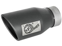 aFe Mach Force XP  Round, Black 3 Inch Exhaust Tip 49T30451-B091