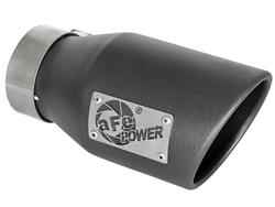 aFe Mach Force XP  Round, Black 3 Inch Exhaust Tip 49T30452-B091