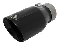 aFe Mach Force XP  Round, Black 3 Inch Exhaust Tip 49T30454-B092