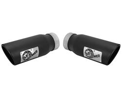 aFe Mach Force XP  Round, Black 3.50 Inch Exhaust Tip 49T35456-B12