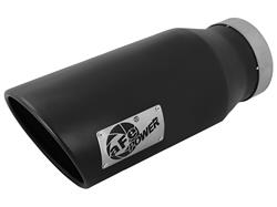 aFe Mach Force XP  Round, Black 4 Inch Exhaust Tip 49T40602-B15