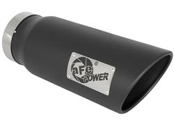 aFe Mach Force XP  Round, Black 5 Inch Exhaust Tip 49T50601-B15