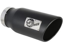 aFe Mach Force XP  Round, Black 5 Inch Exhaust Tip 49T50701-B15