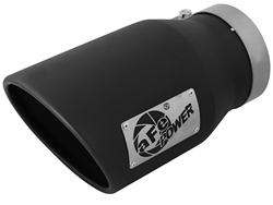 aFe Mach Force XP  Round, Black 5 Inch Exhaust Tip 49T50702-B12