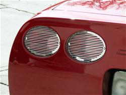 American Car Craft Stainless Steel Taillight Trim Covers for 1997-2004 CORVETTE - ACC-032045