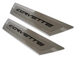 American Car Craft Door Sill Trim and Protectors ACC-041051-BLK