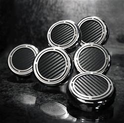 American Car Craft Fluid Cap Covers for 1997-2013 CORVETTE - ACC-043098-WHT