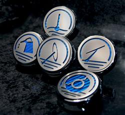 American Car Craft Fluid Cap Covers for 2005-2013 CORVETTE - ACC-043105-BLU