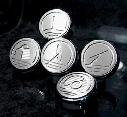 American Car Craft Fluid Cap Covers for 2005-2013 CORVETTE - ACC-043105-WHT
