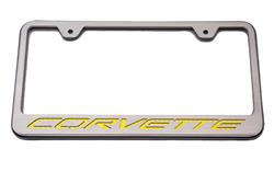 American Car Craft License Plate Frames for 2014-2019 CORVETTE - ACC-052033-RDL