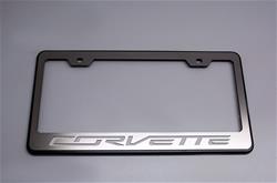 American Car Craft License Plate Frames for 2014-2019 CORVETTE - ACC-052083-BSRD