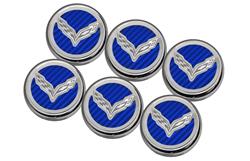 American Car Craft Fluid Cap Covers for 2015-2019 CORVETTE - ACC-053014-BLU