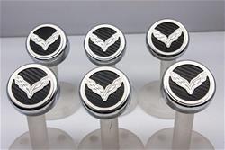 American Car Craft Fluid Cap Covers for 2015-2019 CORVETTE - ACC-053014-RD