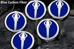 American Car Craft Fluid Cap Covers for 2015-2019 CORVETTE - ACC-053015-BLU