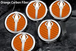 American Car Craft Fluid Cap Covers for 2015-2019 CORVETTE - ACC-053015-ORG