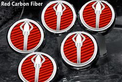 American Car Craft Fluid Cap Covers for 2015-2019 CORVETTE - ACC-053015-RD