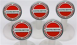 American Car Craft Fluid Cap Covers for 2015-2019 CORVETTE - ACC-053017-RD