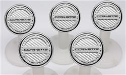 American Car Craft Fluid Cap Covers for 2015-2019 CORVETTE - ACC-053017-WHT