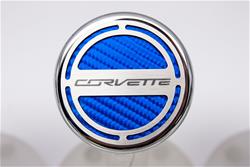 American Car Craft Fluid Cap Covers for 2015-2019 CORVETTE - ACC-053018-BLK
