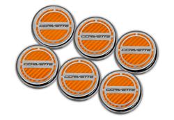 American Car Craft Fluid Cap Covers for 2015-2019 CORVETTE - ACC-053018-ORG