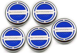 American Car Craft Fluid Cap Covers for 2015-2019 CORVETTE - ACC-053019-BLU