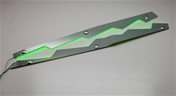 American Car Craft Illuminated Inner Fender Liners for 2015-2019 CORVETTE - ACC-053062-GRNL