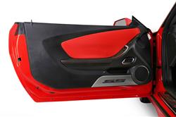American Car Craft Door Badge Plates for 2010-2014 CAMARO - ACC-101016-BBLK