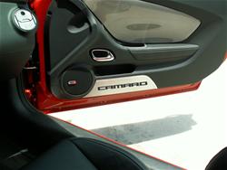 American Car Craft Door Badge Plates for 2010-2014 CAMARO - ACC-101027-BBLK