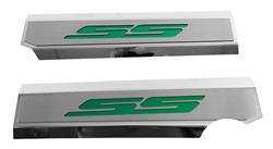 American Car Craft Fuel Rail Covers for 2015 CAMARO - ACC-103013-GRN