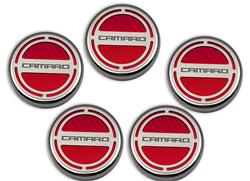 American Car Craft Fluid Cap Covers for 2010-2015 CAMARO - ACC-103071-RD