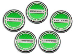 American Car Craft Fluid Cap Covers for 2010-2015 CAMARO - ACC-103071-SGRN