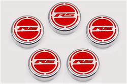 American Car Craft Fluid Cap Covers for 2010-2015 CAMARO - ACC-103073-RD