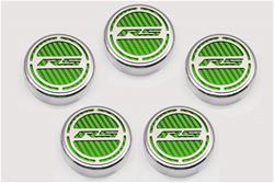 American Car Craft Fluid Cap Covers for 2010-2015 CAMARO - ACC-103073-SGRN