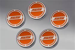 American Car Craft Fluid Cap Covers for 2010-2015 CAMARO - ACC-103074-ORG