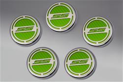 American Car Craft Fluid Cap Covers for 2010-2015 CAMARO - ACC-103074-SGRN