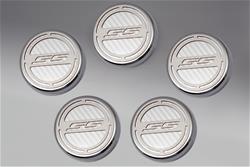 American Car Craft Fluid Cap Covers for 2010-2015 CAMARO - ACC-103074-WHT