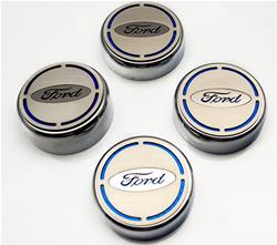 American Car Craft Fluid Cap Covers for 2015-2017 MUSTANG - ACC-173005-BBLK