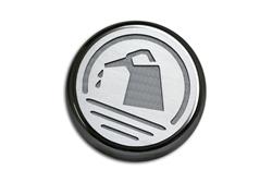 American Car Craft Executive Series Fluid Cap Covers for 2005-2009 MUSTANG - ACC-273041-WHT